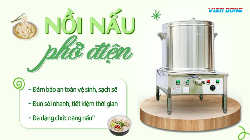 nồi nấu phở điện