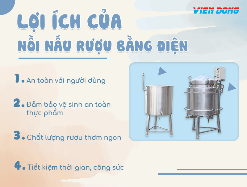 lò nấu rượu bằng điện 10kg