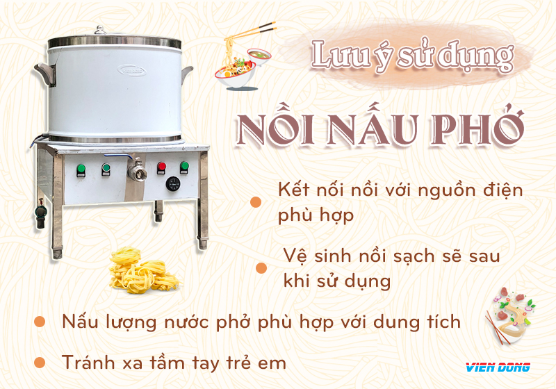 bộ 3 nồi nấu phở bằng điện