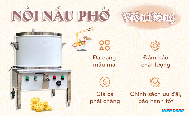 bộ 3 nồi nấu phở bằng điện