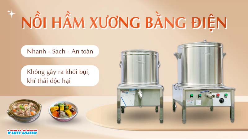 nồi hầm xương bằng điện