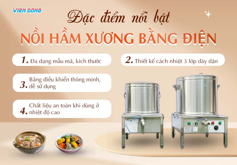 nồi hầm xương bằng điện